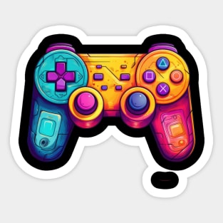 Gamepad 90s Retro Sticker